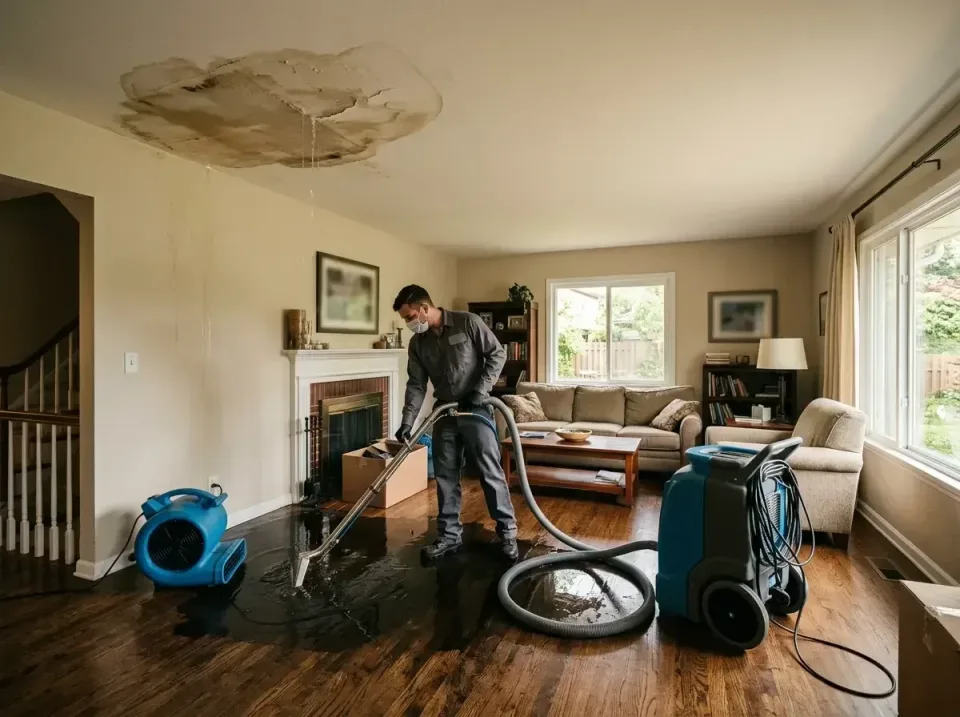 attic-pipe-burst-ceiling-drip-008 — frequently asked questions, Water Damage Restoration & Carpet Care in Ithaca, MI